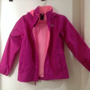 North face girls rain jacket